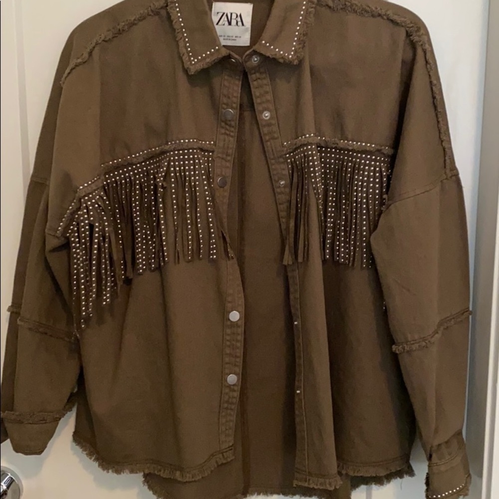 Zara denim coat